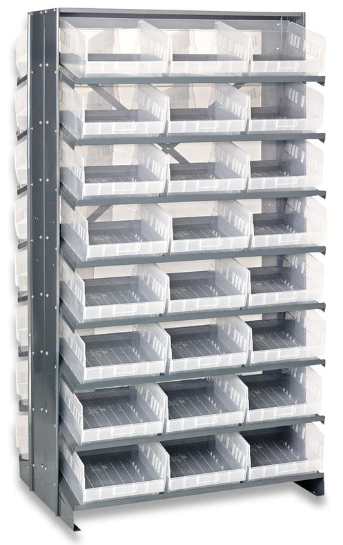 QUANTUM STORAGE SYSTEMS Clear-View Shelf Bin Shelving Systems QPRD-209CL 1 Each - MDL-MDRQPRD209CL
