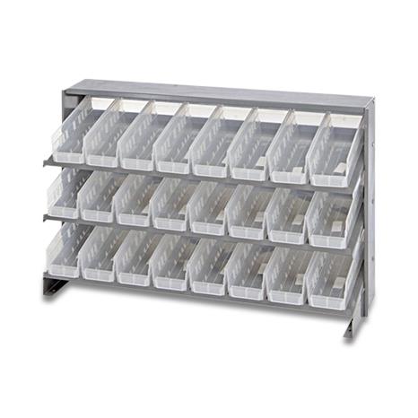 QUANTUM STORAGE SYSTEMS Clear-View Shelf Bin Shelving Systems QPRHA-101CL 1 Each - MDL-MDRQPRHA101CL