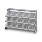 QUANTUM STORAGE SYSTEMS Clear-View Shelf Bin Shelving Systems QPRHA-102CL 1 Each - MDL-MDRQPRHA102CL