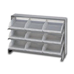 QUANTUM STORAGE SYSTEMS Clear-View Shelf Bin Shelving Systems QPRHA-109CL 1 Each - MDL-MDRQPRHA109CL