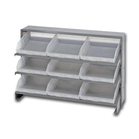 QUANTUM STORAGE SYSTEMS Clear-View Shelf Bin Shelving Systems QPRHA-109CL 1 Each - MDL-MDRQPRHA109CL