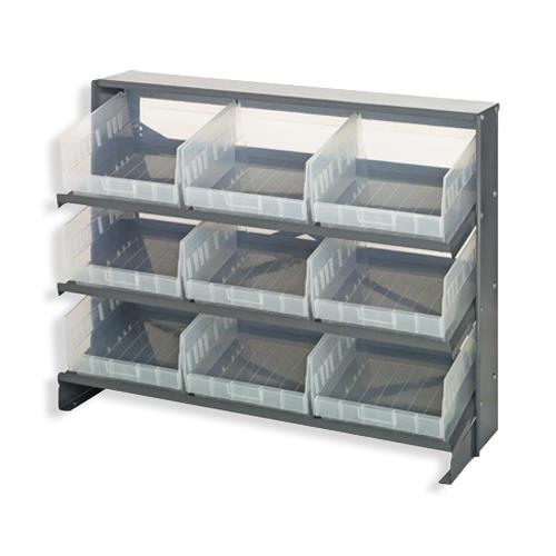 QUANTUM STORAGE SYSTEMS Clear-View Shelf Bin Shelving Systems QPRHA-209CL 1 Each - MDL-MDRQPRHA209CL