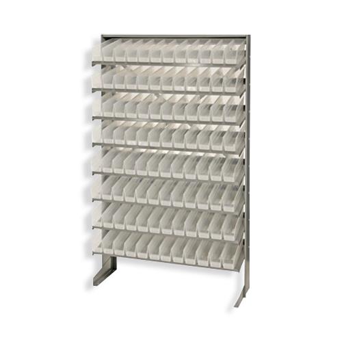 QUANTUM STORAGE SYSTEMS Clear-View Shelf Bin Shelving Systems QPRS-100CL 1 Each - MDL-MDRQPRS100CL