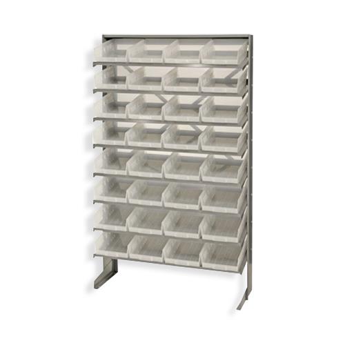 QUANTUM STORAGE SYSTEMS Clear-View Shelf Bin Shelving Systems QPRS-107CL 1 Each - MDL-MDRQPRS107CL