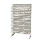 QUANTUM STORAGE SYSTEMS Clear-View Shelf Bin Shelving Systems QPRS-109CL 1 Each - MDL-MDRQPRS109CL