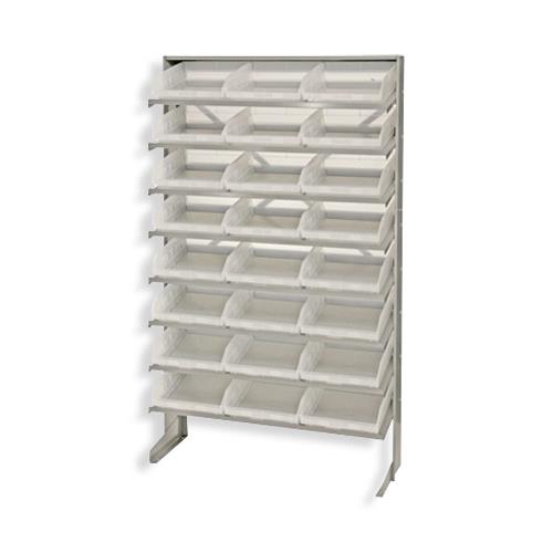 QUANTUM STORAGE SYSTEMS Clear-View Shelf Bin Shelving Systems QPRS-109CL 1 Each - MDL-MDRQPRS109CL