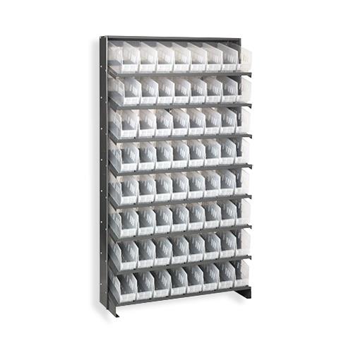 QUANTUM STORAGE SYSTEMS Clear-View Shelf Bin Shelving Systems QPRS-201CL 1 Each - MDL-MDRQPRS201CL