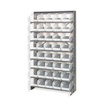 QUANTUM STORAGE SYSTEMS Clear-View Shelf Bin Shelving Systems QPRS-202CL 1 Each - MDL-MDRQPRS202CL
