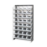 QUANTUM STORAGE SYSTEMS Clear-View Shelf Bin Shelving Systems QPRS-207CL 1 Each - MDL-MDRQPRS207CL