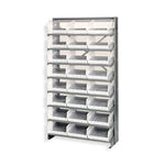 QUANTUM STORAGE SYSTEMS Clear-View Shelf Bin Shelving Systems QPRS-209CL 1 Each - MDL-MDRQPRS209CL