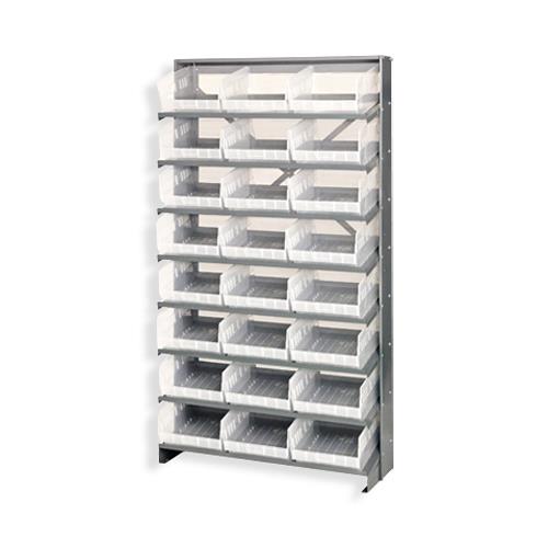 QUANTUM STORAGE SYSTEMS Clear-View Shelf Bin Shelving Systems QPRS-209CL 1 Each - MDL-MDRQPRS209CL