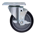 QUANTUM STORAGE SYSTEMS Quantum Storage Swivel Caster Set PTPSB 1 Each - MDL-MDRQPTPSB