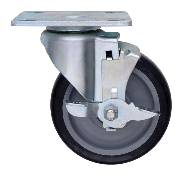 QUANTUM STORAGE SYSTEMS Quantum Storage Swivel Caster Set PTPSB 1 Each - MDL-MDRQPTPSB