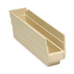 Quantum Storage Systems Ivory Economy Shelf Bin, 2-3/4"W x 11-5/8"L x 4"H - MDRQSB100IV