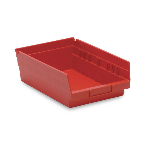 Quantum Storage Systems Red Economy Shelf Bin, 8-3/8"W x 11-5/8"L x 4"H - MDRQSB107RD