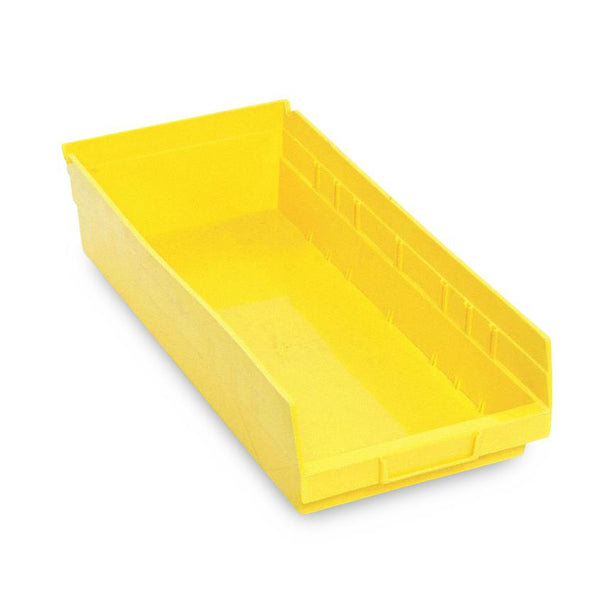 Quantum Storage Systems Yellow Economy Shelf Bin, 8-3/8"W x 17-7/8"L x 4"H - MDRQSB108YL