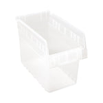 QUANTUM STORAGE SYSTEMS Clear-View Store-Max Shelf Bin QSB802CL 1 Each-MDL-MDRQSB802CL