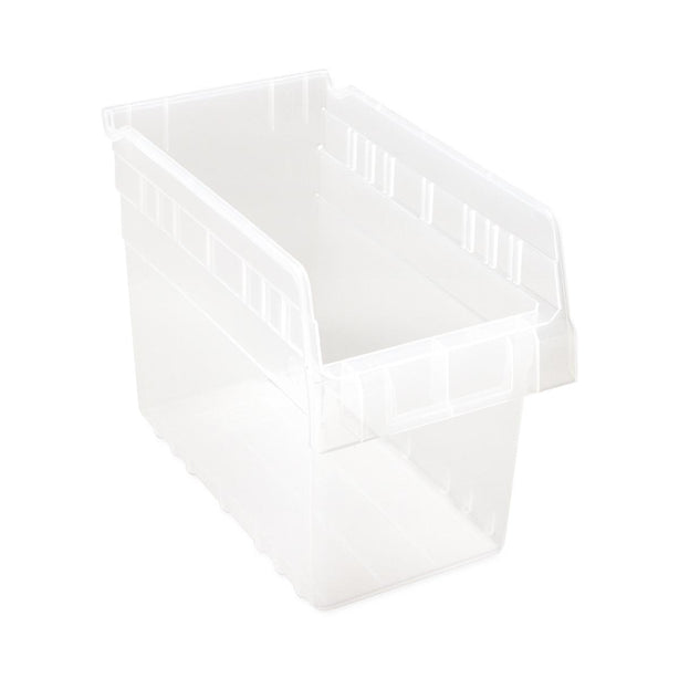 QUANTUM STORAGE SYSTEMS Clear-View Store-Max Shelf Bin QSB802CL 1 Each-MDL-MDRQSB802CL