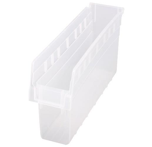 Quantum Storage Systems Clear-View STORE-MAX Shelf Bins QSB803CLC 20.0 Each-MDL-MDRQSB803CLC