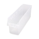 Quantum Storage Systems Clear-View STORE-MAX Shelf Bins QSB806CLC 8.0 Each-MDL-MDRQSB806CLC