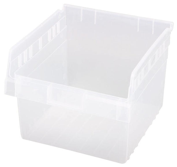 Quantum Storage Systems Clear-View STORE-MAX Shelf Bins QSB809CLC 8.0 Each-MDL-MDRQSB809CLC