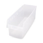Quantum Storage Systems Clear-View STORE-MAX Shelf Bins QSB814CLC 6.0 Each-MDL-MDRQSB814CLC