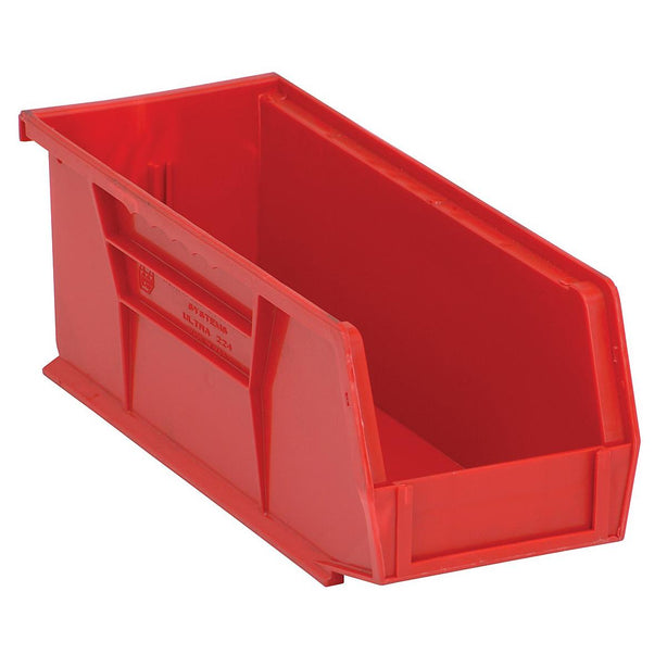 Quantum Storage Systems Ultra Stack and Hang Bins QUS224 RED -