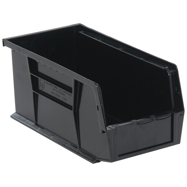 Quantum Storage Systems Ultra Stack and Hang Bins QUS230 BLACK -