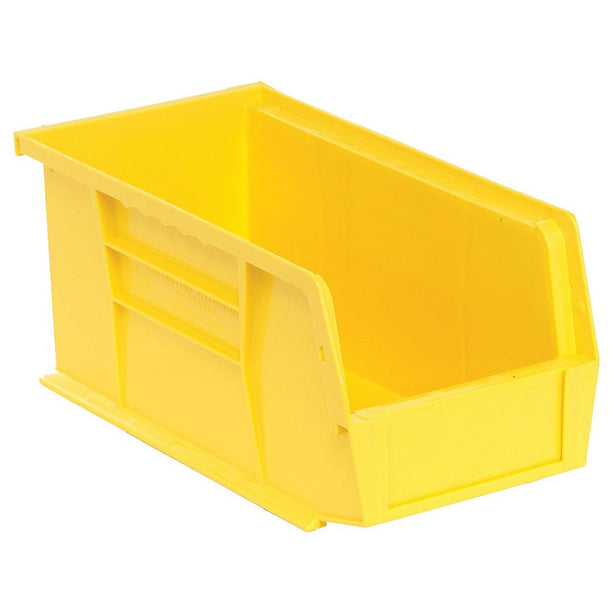 Quantum Storage Systems Ultra QUS230 - Hang and Stack Bin, 10-7/8" x 5.5" x 5", Yellow - MDL-MDRQUS230CYL