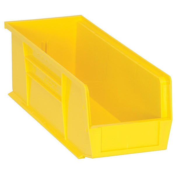 Quantum Storage Systems Ultra QUS234 - Hang and Stack Bin, 14-3/4" x 5-1/2" x 5", Yellow - MDL-MDRQUS234CYL