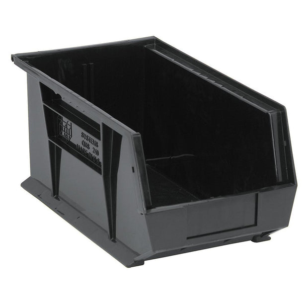 Quantum Storage Systems Ultra Stack and Hang Bins QUS240 BLACK - - MDL-MDRQUS240CBK