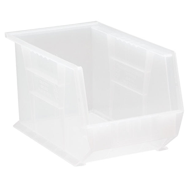 Quantum Storage Systems Clear-View QUS242CL Clear Bin, 13-5/8" x 8-1/4" x 8" - MDL-MDRQUS242CLC - 12 Each