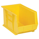 Quantum Storage Systems Ultra QUS242 - Hang and Stack Bin, 13-5/8" x 8-1/4" x 8", Yellow - MDL-MDRQUS242CYL