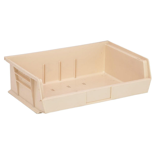 Quantum Storage Systems Ultra Stack and Hang Bins QUS245 IVORY -