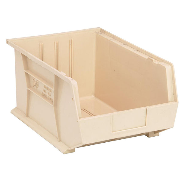 Quantum Storage Systems Ultra Stack and Hang Bins QUS255 IVORY -