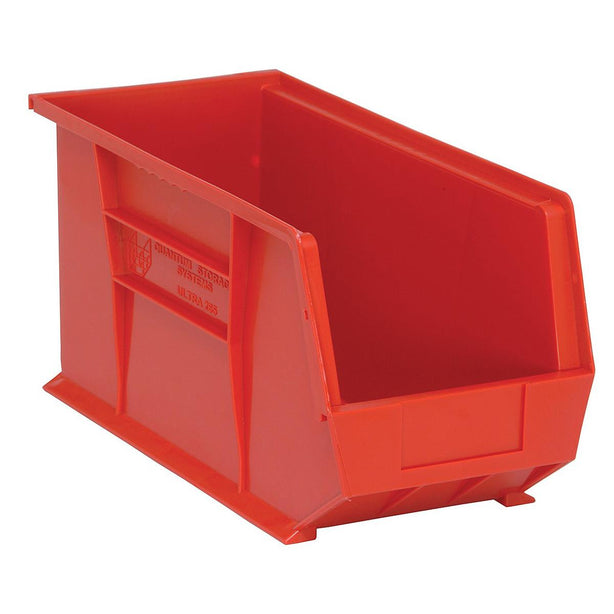 Quantum Storage Systems Ultra Stack and Hang Bins QUS265 RED - - MDL-MDRQUS265CRD