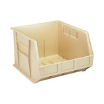 Quantum Storage Systems Ultra QUS270 - Hang and Stack Bin, 18" x 16-1/2" x 11", Ivory - MDL-MDRQUS270CIV