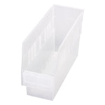 QUANTUM STORAGE SYSTEMS Store-More High-Density Clear Storage Bins QSB201CL 1 Each - MDL-MDRQUSB201CL