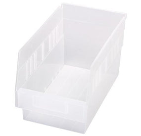Store-More High-Density Clear Storage Bins - QSB202CL - 1 Each - MDL-MDRQUSB202CL