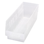 QUANTUM STORAGE SYSTEMS Store-More High-Density Clear Storage Bins QSB204CL 1 Each - MDL-MDRQUSB204CL