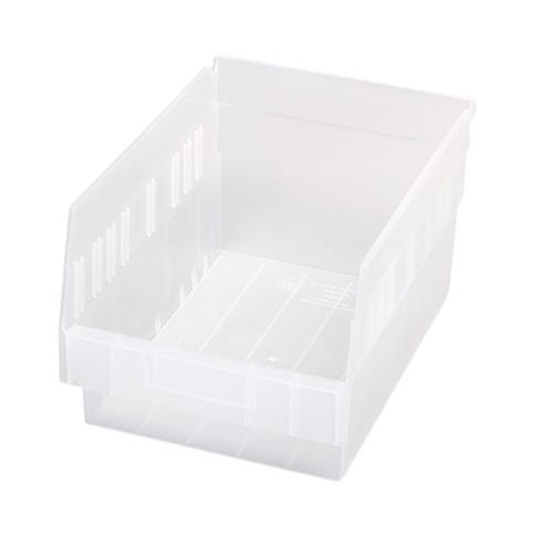 Store-More High-Density Clear Storage Bins - QSB207CL - 1 Each - MDL-MDRQUSB207CL