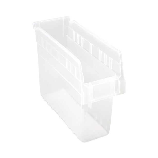 Quantum Storage Systems Clear-View STORE-MAX Shelf Bins QSB801CL 1.0 Each-MDL-MDRQUSB801CL