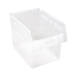 Quantum Storage Systems Clear-View STORE-MAX Shelf Bins QSB807CL 1.0 Each-MDL-MDRQUSB807CL