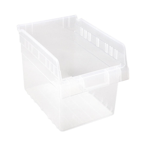 Quantum Storage Systems Clear-View STORE-MAX Shelf Bins QSB807CL 1.0 Each-MDL-MDRQUSB807CL