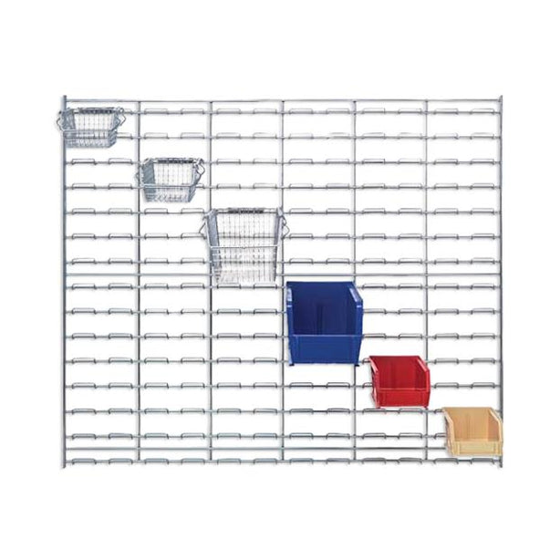 Quantum Storage Systems Steel Wall Mounted Wall-Mounted Wire Louvered Panel, 36"L x 30"H - MDRQWLP3036C