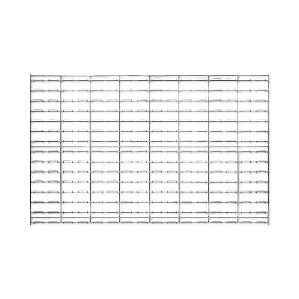 Quantum Storage Systems Steel Wall Mounted Wall-Mounted Wire Louvered Panel, 48"L x 30"H - MDRQWLP3048C
