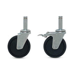 QUANTUM STORAGE SYSTEMS Quantum Storage Swivel Caster Set WR00CO 1 Each - MDL-MDRQWR00CO