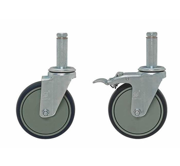 QUANTUM STORAGE SYSTEMS Quantum Storage Swivel Caster Set WR-00H-BEA 1 Each - MDL-MDRQWR00HBEA