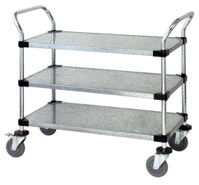 Mobile Solid Shelf Utility Cart - WRC18362G - 1 Each - MDL-MDRQWRC18362G