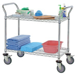 Quantum Storage Systems Chrome Wire Utility Cart WRC24362 1.0 Each-MDL-MDRQWRC24362
